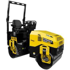 Rodillo Vibratorio a Gasolina Doble Tambor 22 HP HYUNDAI